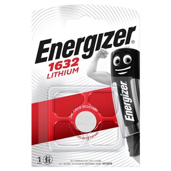 Energizer CR1632 gombelem, 1 db