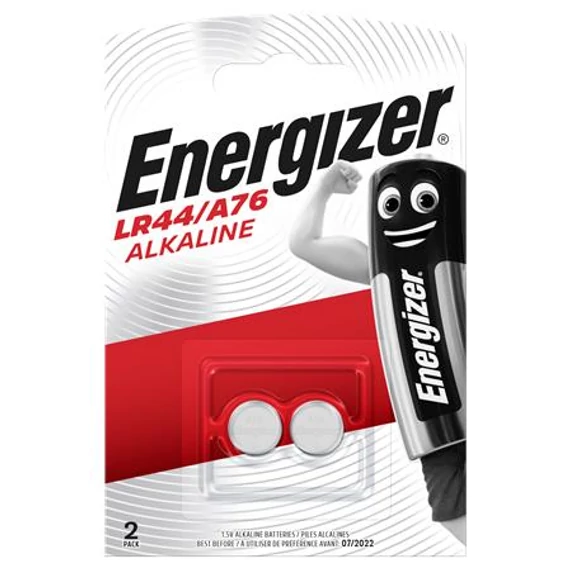 Energizer LR44/A76 gombelem, 2 db