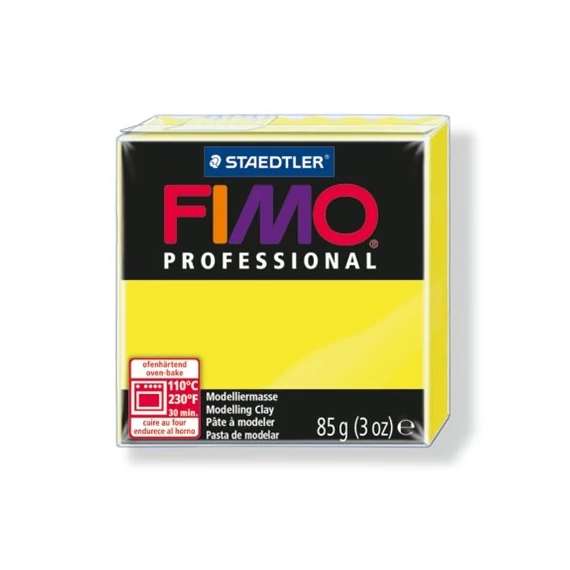 Gyurma, 85 g, égethető, Fimo professional, sárga