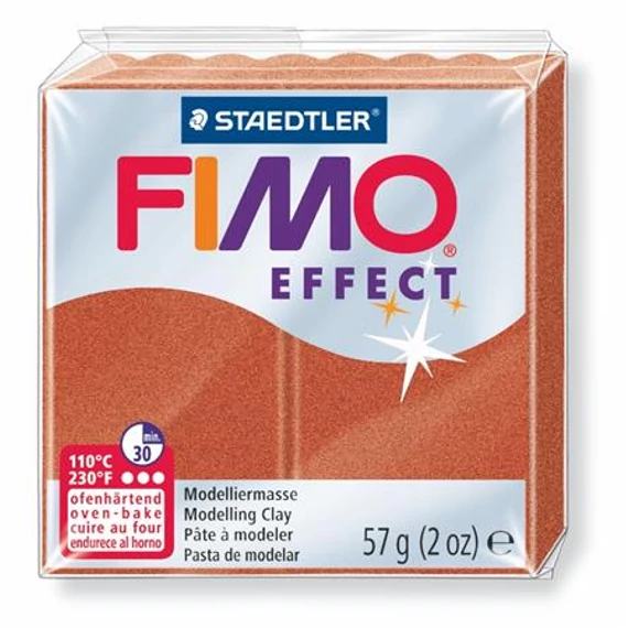 Gyurma, 57 g, égethető, Fimo effect, metál vörösréz