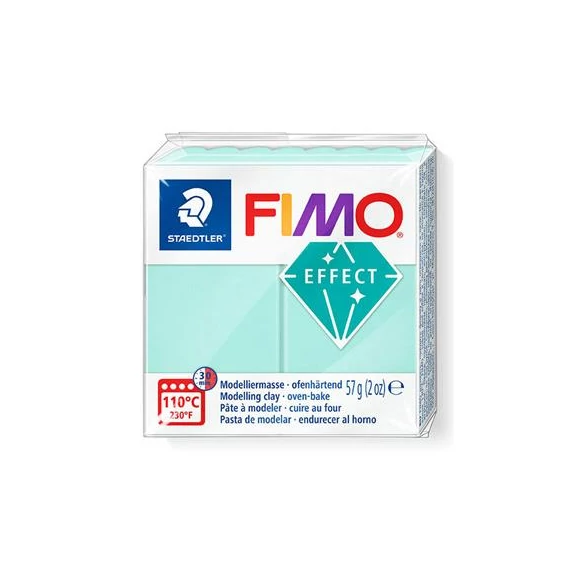 Gyurma, 57 g, égethető, Fimo soft, pasztellmenta