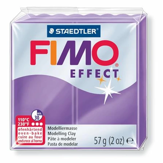 Gyurma, 57 g, égethető, Fimo effect, áttetsző bíborlila