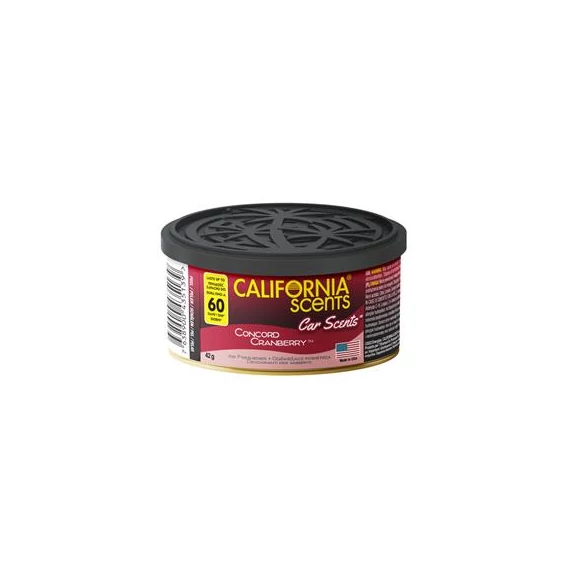 California Scents autóillatosító konzerv, 42 g, Concord Cranberry