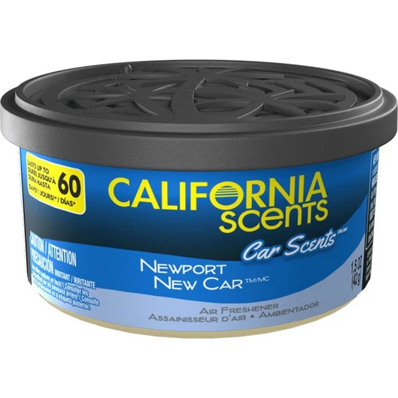 California Scents autóillatosító konzerv, 42 g, Newport New Car