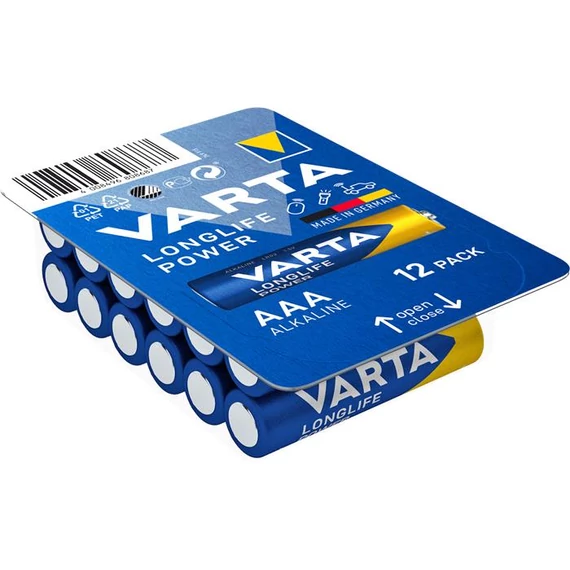 Varta Longlife Power ceruzaelem, AAA, 12 db