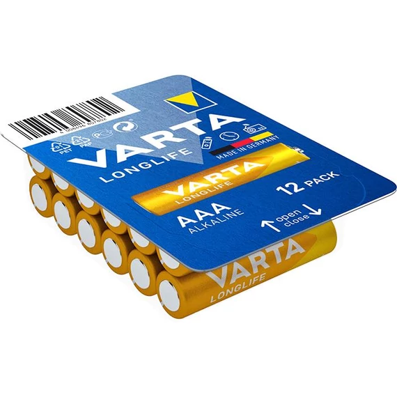 Varta Longlife ceruzaelem, AAA, 12 db