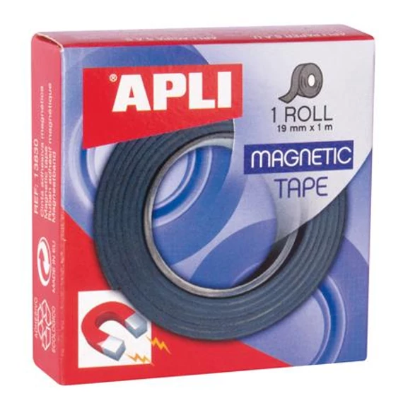 Apli Magnetic ragasztószalag, 19 mm × 1 m, mágneses