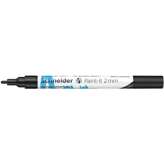 Schneider Paint-It 310 dekormarker, akril, 2 mm, fekete