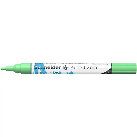 Schneider Paint-It 310 dekormarker, akril, 2 mm, pasztellzöld