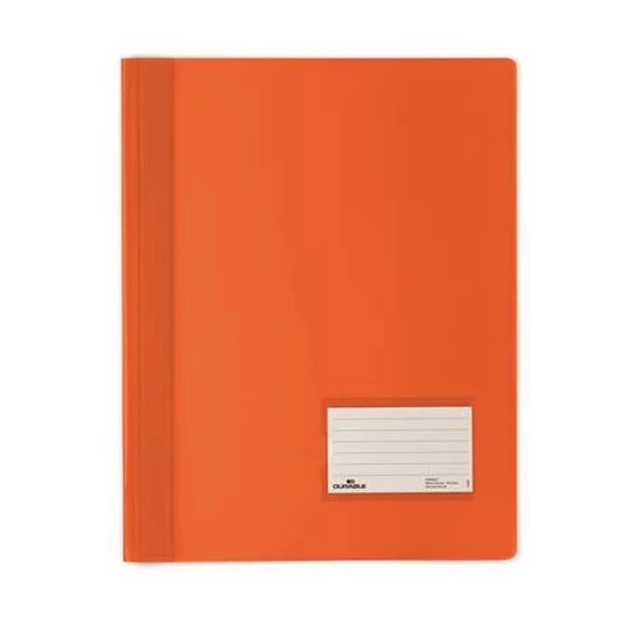 Durable Duralux gyorsfűző, A4, extra erős, áttetsző narancs