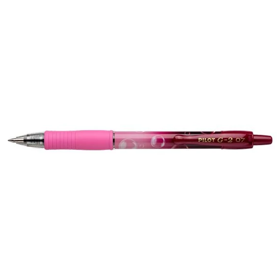 Pilot G-2 Pink Bubble zseléstoll, 0,32 mm, nyomógombos, kék
