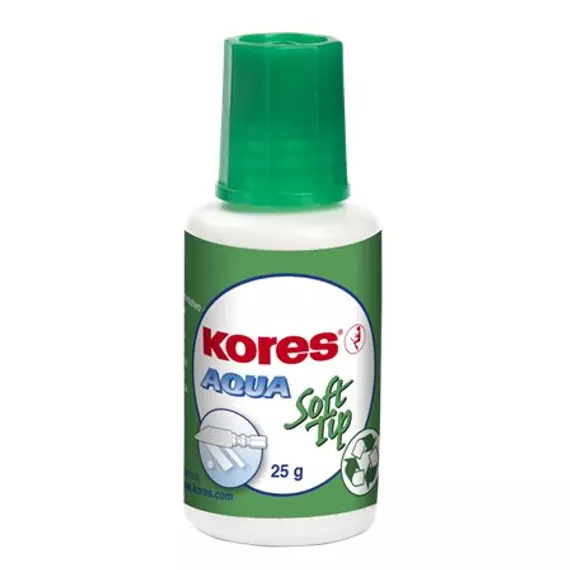 Kores Soft Tip vízbázisú folyékony hibajavító, szivacsos, 20 ml