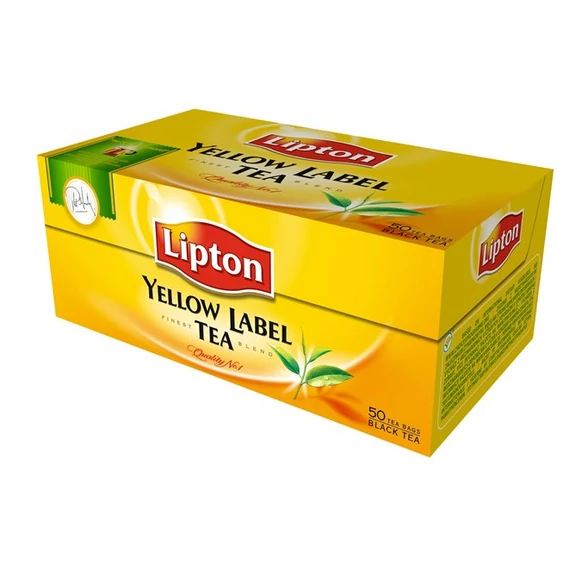 Lipton Yellow Label fekete tea, 50 darabos