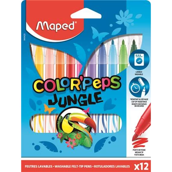 Maped Color'Peps Jungle filctoll készlet, 12 db