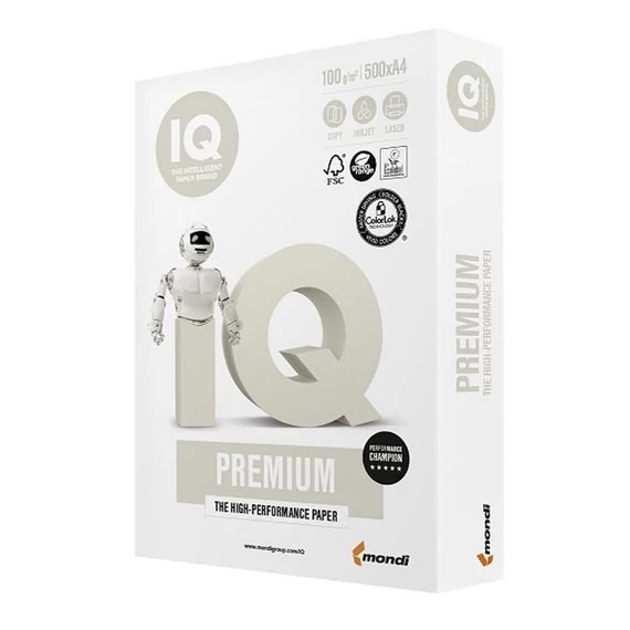 Mondi &quot;IQ Premium&quot; A4, 100g fénymásolópapír