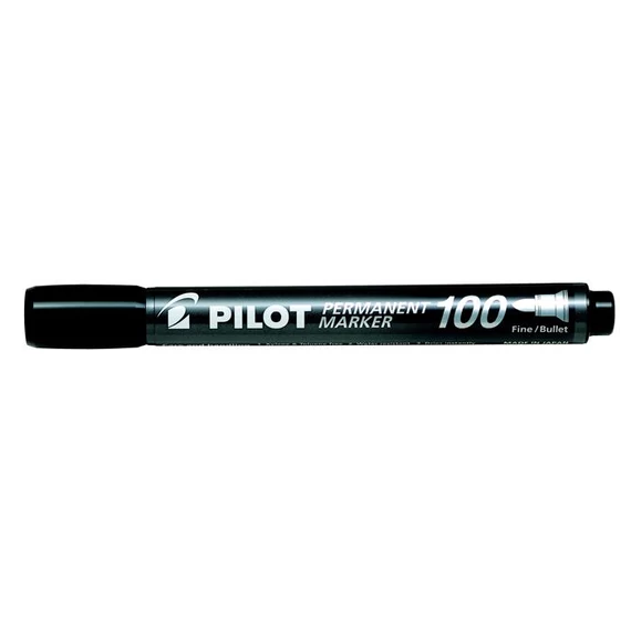 Pilot Permanent Marker 100, 1 mm, fekete