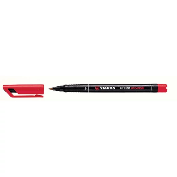 Stabilo OHPen F marker, 0,7 mm, piros