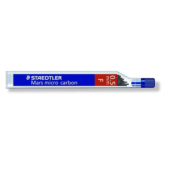 Staedtler Mars Micro Carbon F grafitbél, 0,5 mm, 12 db