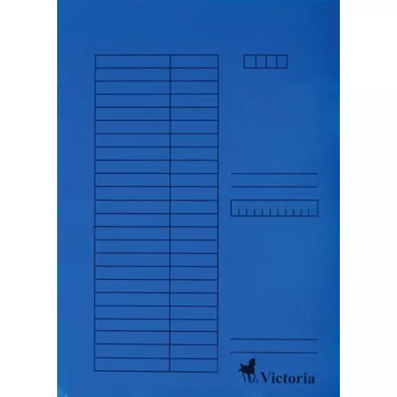 Victoria pólyás dosszié, kék, 5 db
