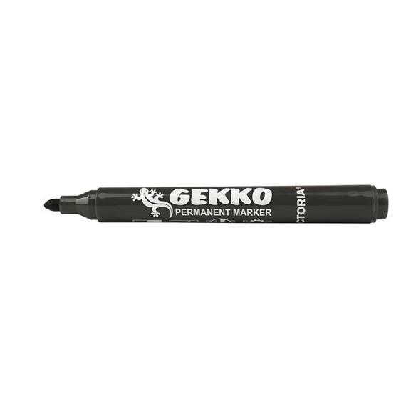 Victora Gekko alkoholos marker, 1-3 mm, kúpos, fekete