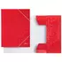Kép 2/3 - Gumis mappa, 15 mm, karton, a4, Leitz "wow", piros